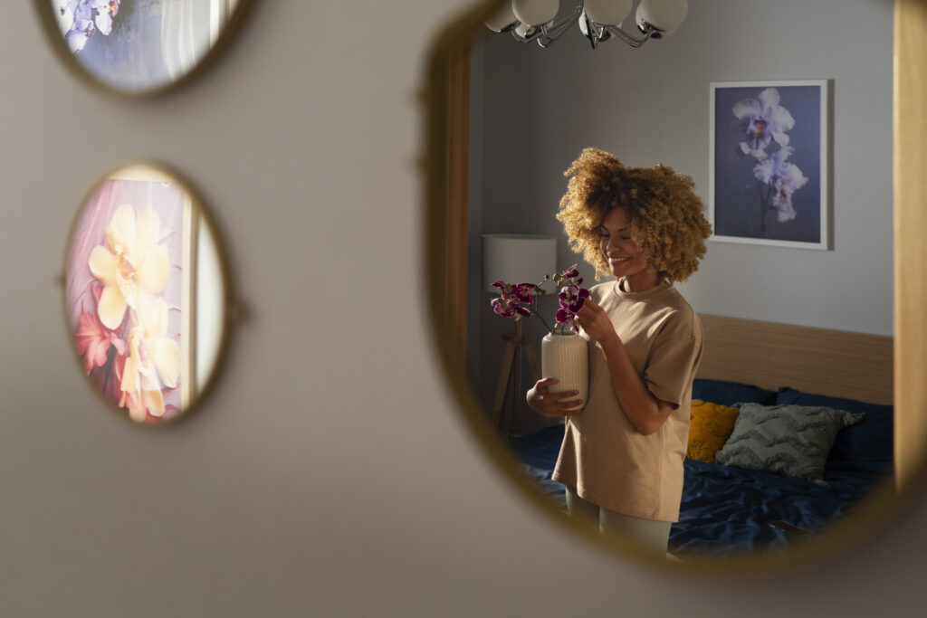 Amueblar un piso pequeño con espejos